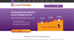 Desktop Screenshot of guest-postings.com