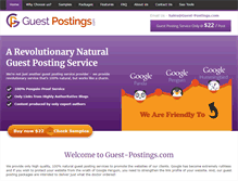 Tablet Screenshot of guest-postings.com
